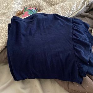 Crown and Ivy Ruffled Sleeve Shirt